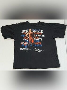 Vintage 90s Chris Jericho Y2j Xl Shirt Wcw Wwf Wwe Wrestling